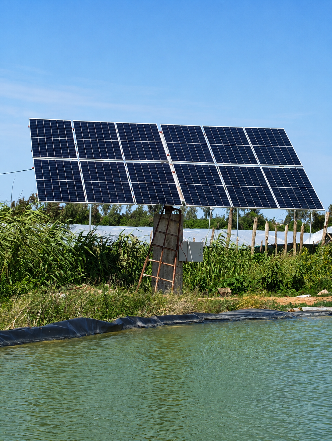 Pompage bassin agricole